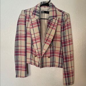Zara cropped blazer